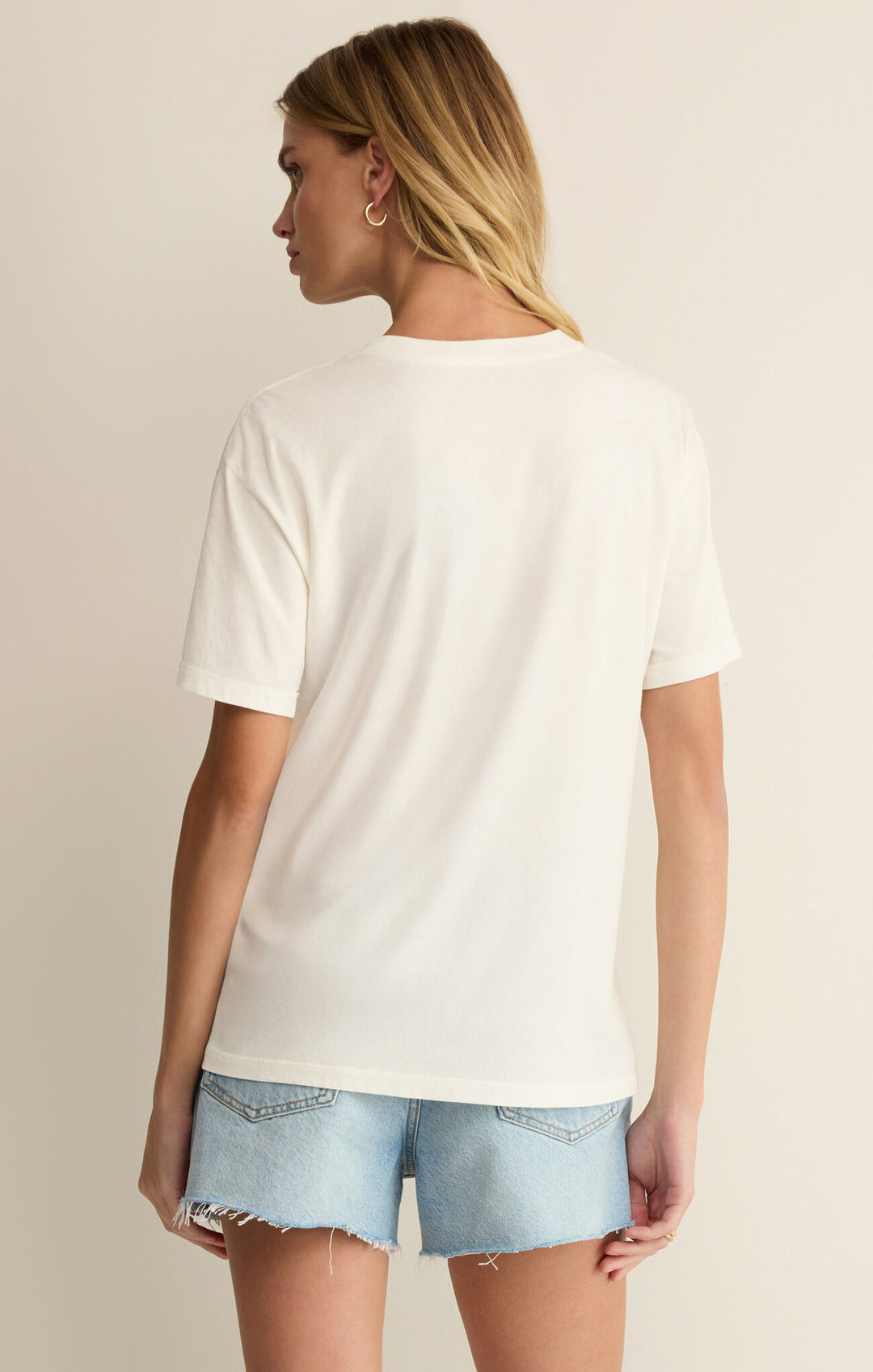 Z Supply: USA Boyfriend Tee - Sea Salt