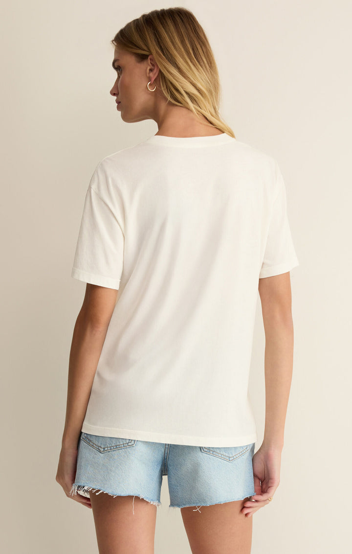 Z Supply: USA Boyfriend Tee - Sea Salt