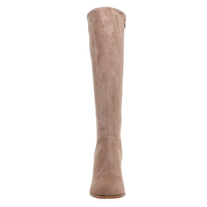 Chic Staple Knee-High Boots – Taupe