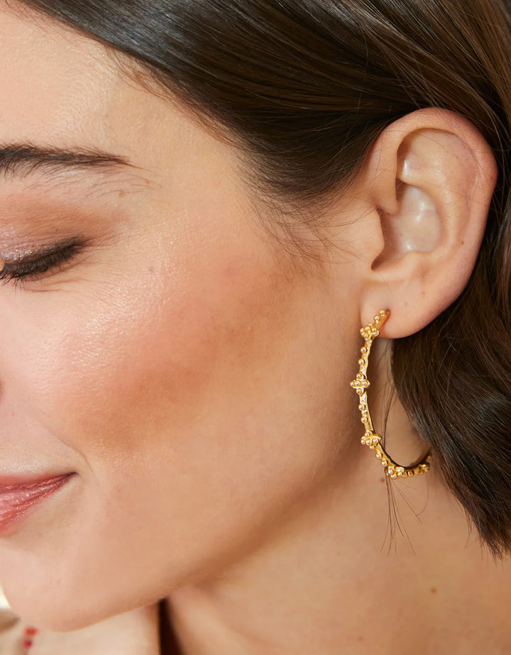 Spartina: Richmond Hill Hoop Earrings 40mm