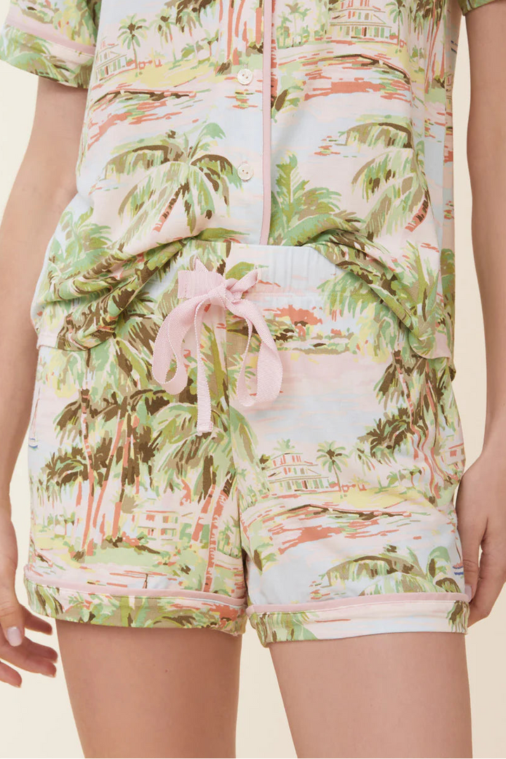 Spartina: Pajama Short - Overboard Coastal Dreams