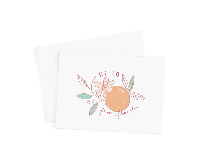 Souvenir Card - Hello from Florida