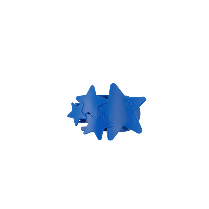 Flat Hair Clip | Tiny | Blue Shooting Star
