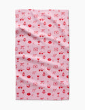 V Day Doodles Tea Towel