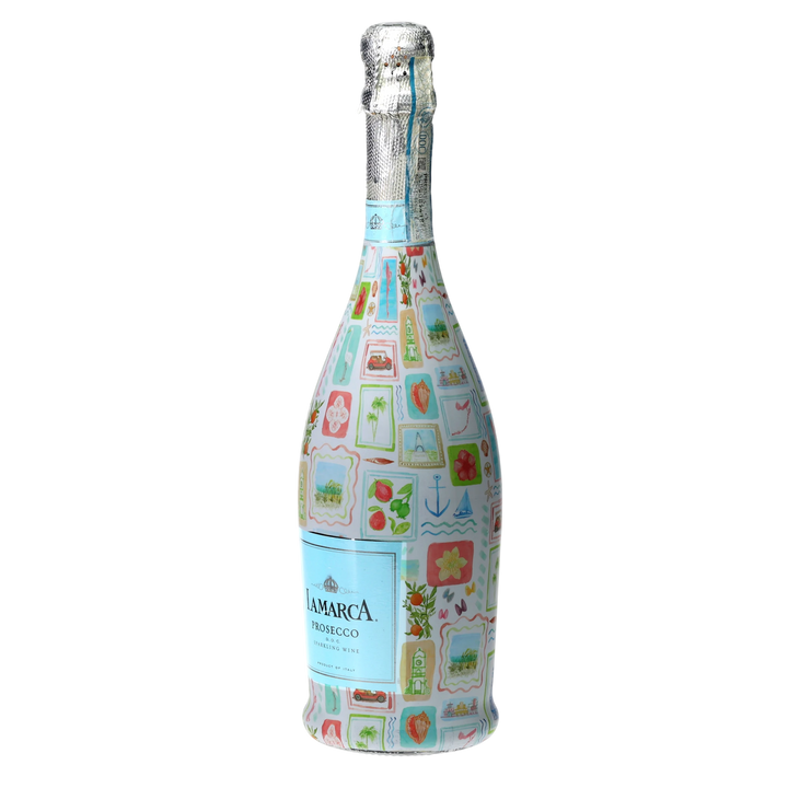 Beau Bottles Little Blue Designs From FL with Love - Prosecco Collection