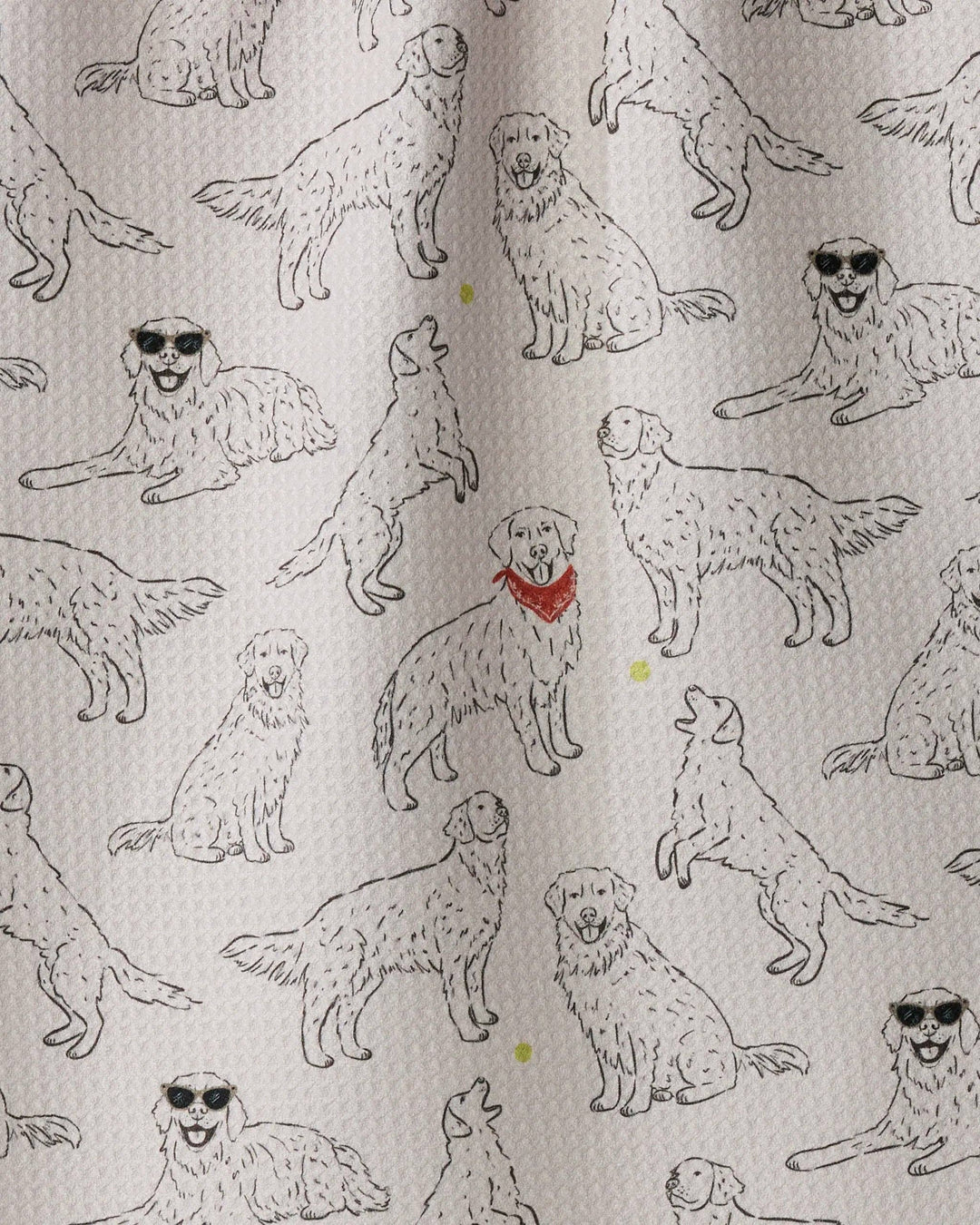 Golden Gang Tea Towel: Poppy