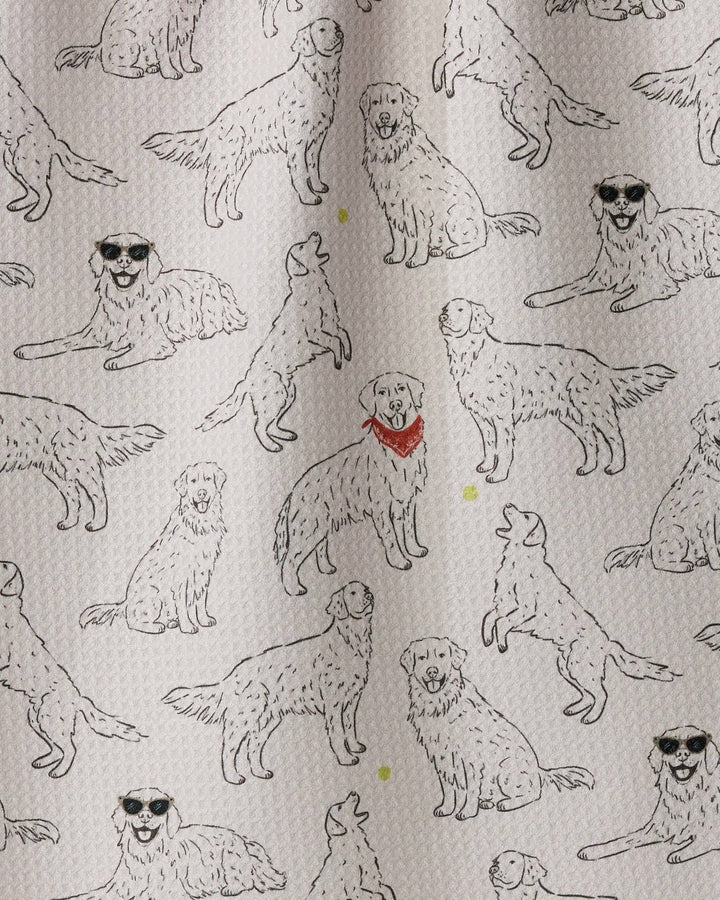 Golden Gang Tea Towel: Poppy