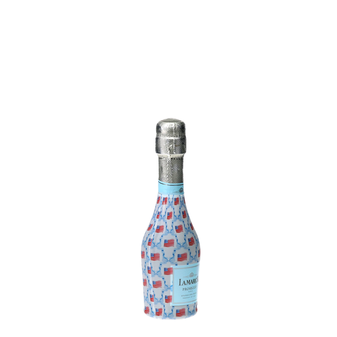 Beau Bottles Flags and Ribbons- MINI Prosecco Collection - Set of 6 (Wraps Only)