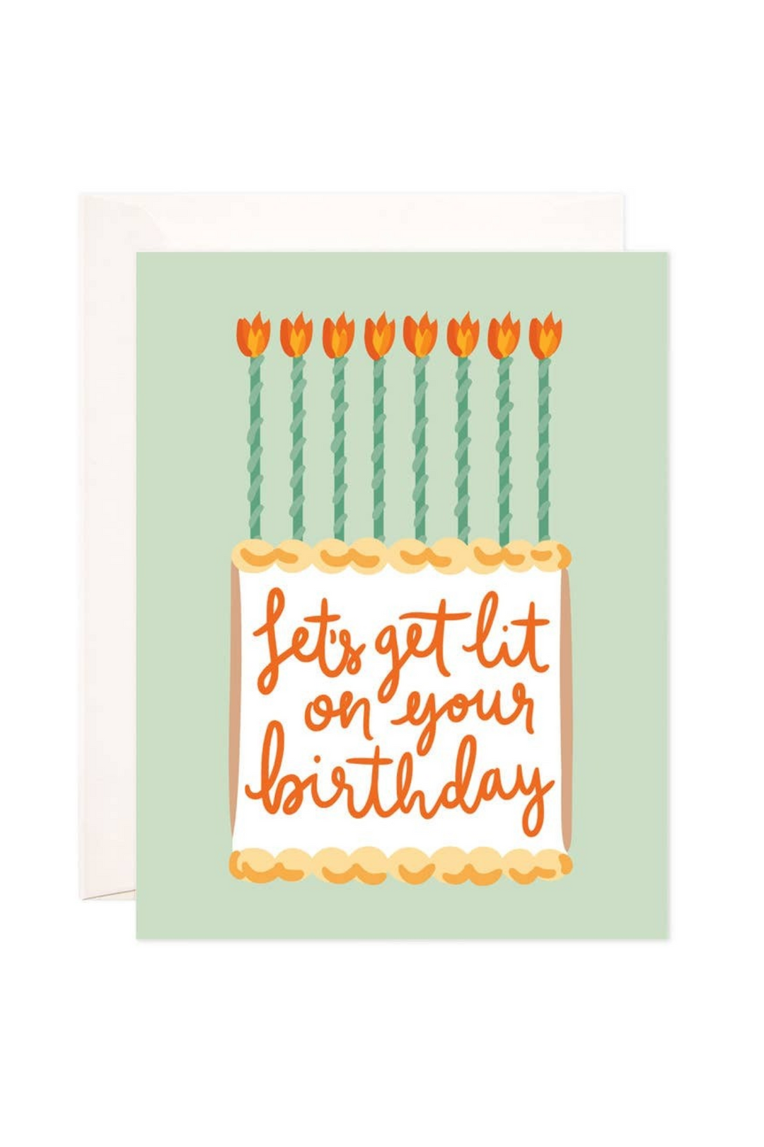 Lit Birthday Greeting Card