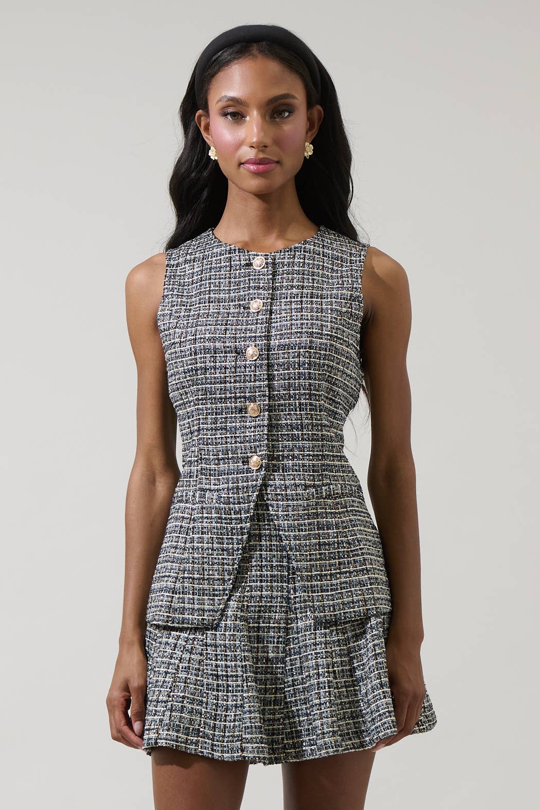 Gisella Tweed Jeanie  Vest