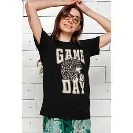 Black Leopard Game Day Tee