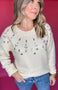 Molly Bracken: Rhinestone Sweater