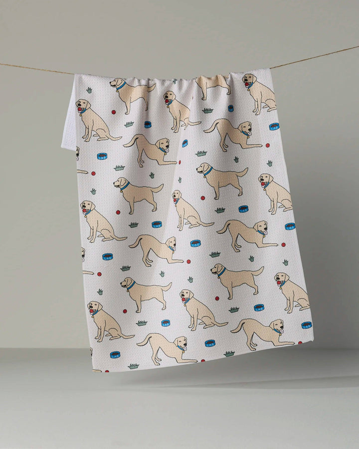 Lab Pals Tea Towel: Multi-lab