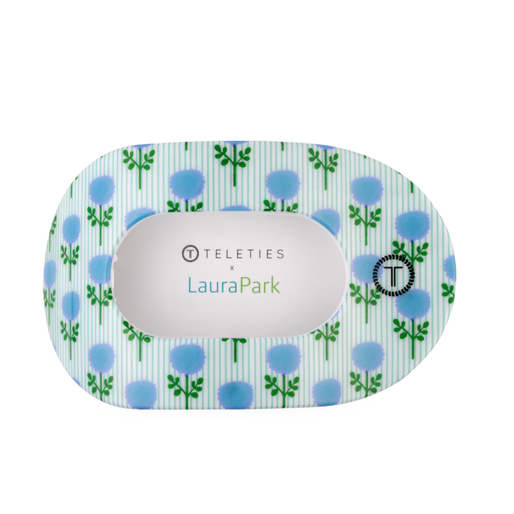 Blue Marigold | Large | Flat Round Hair Clip
