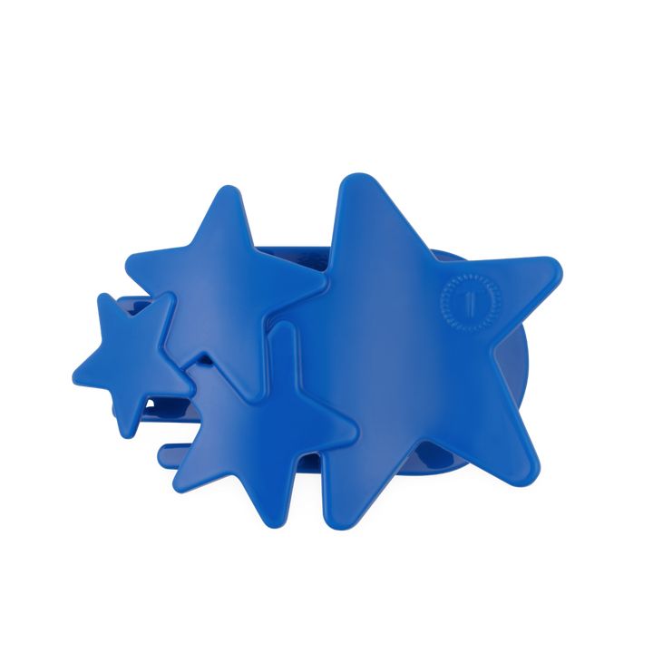 Flat Hair Clip | Large | Blue Shooting Star