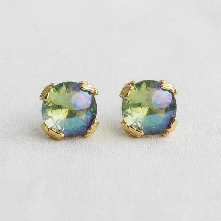 Vintage Inspired Aurora Geometric Stud Earrings - B Social Boutique