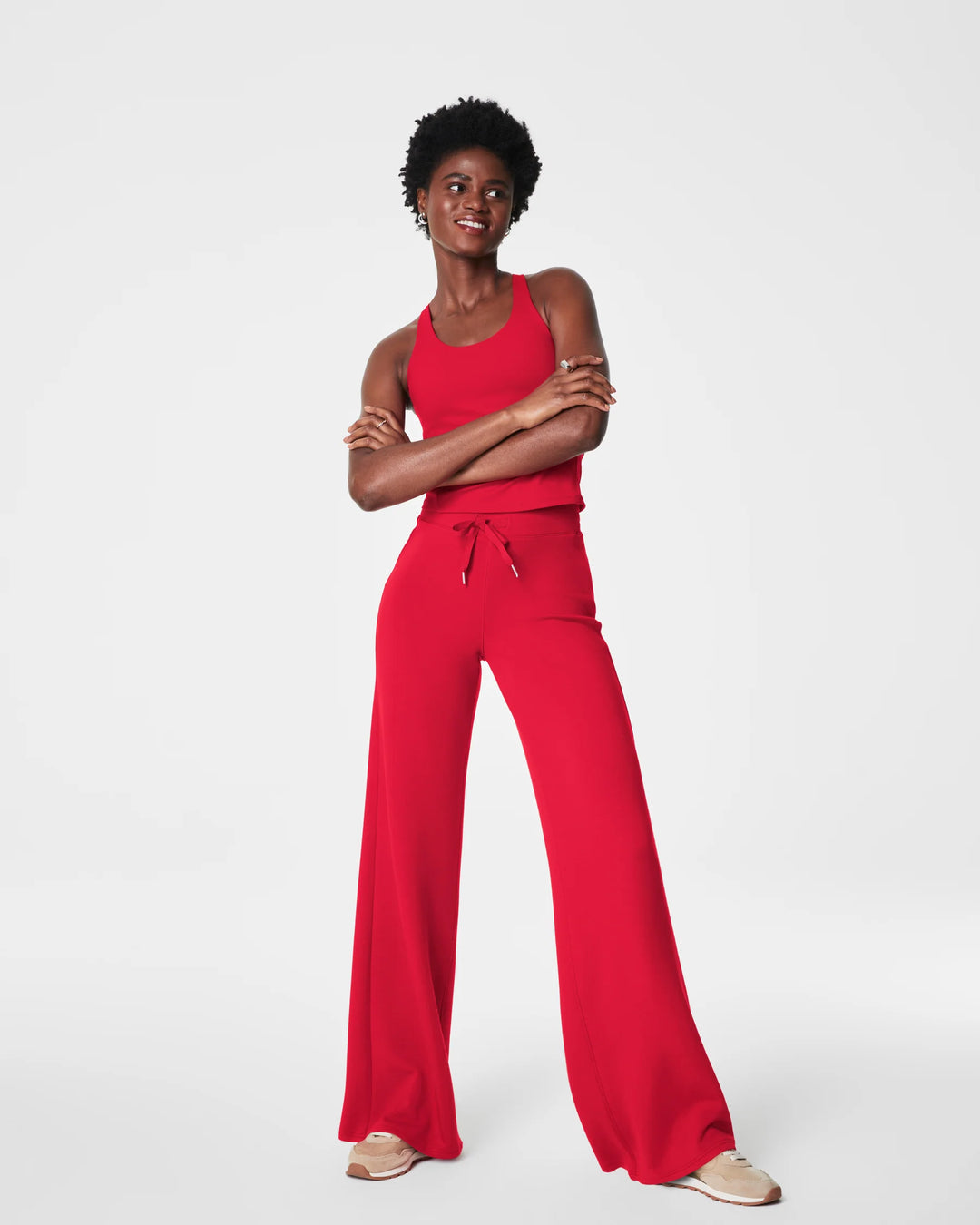 SPANX: AirEssentials® Wide Leg Pant - Red