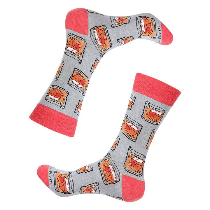 Grey Old Fashioned Socks