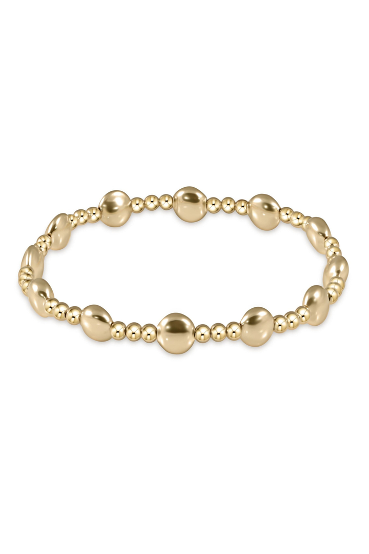 enewton: Honesty Gold Sincerity Pattern 6mm Gold