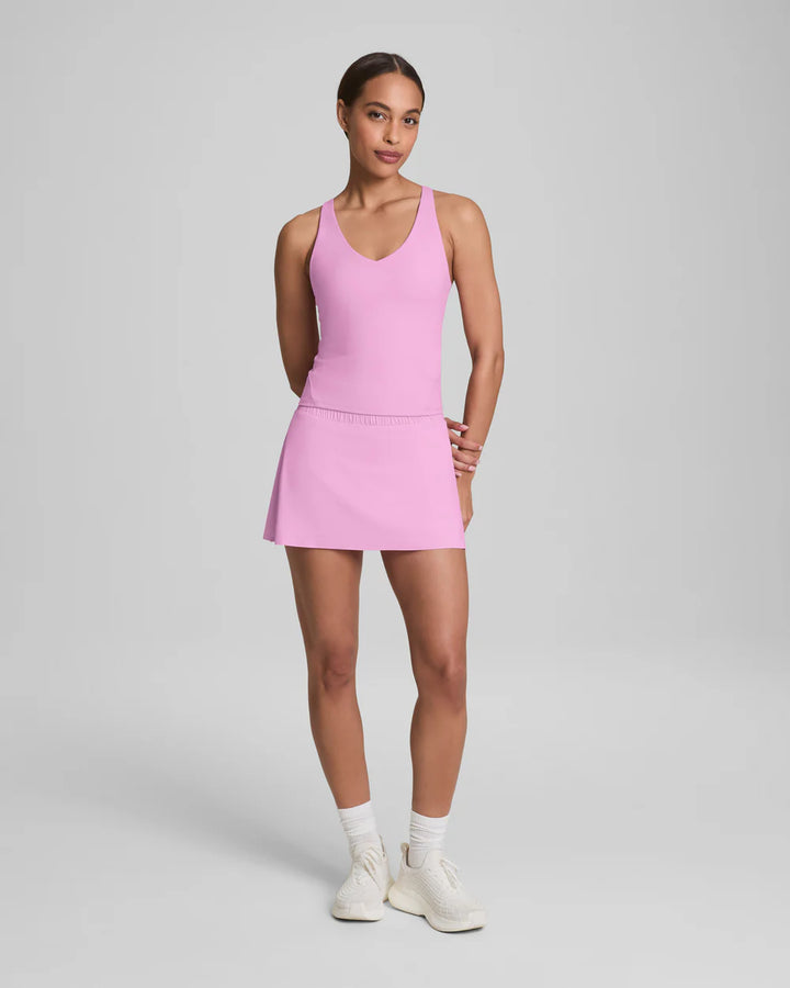 Spanx: The Get Moving V-Neck Tank - Petunia