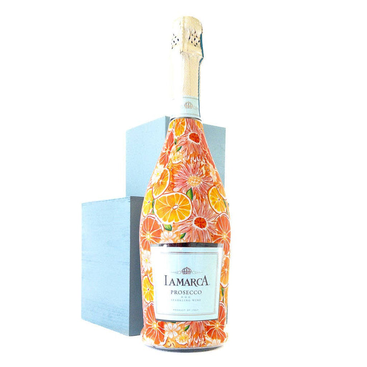 Preppy Watercolor Oranges- Prosecco Collection