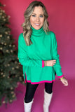 THML: Most Like You Sweater Tunic - Green