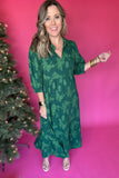 Merry Mistletoe Midi Dress