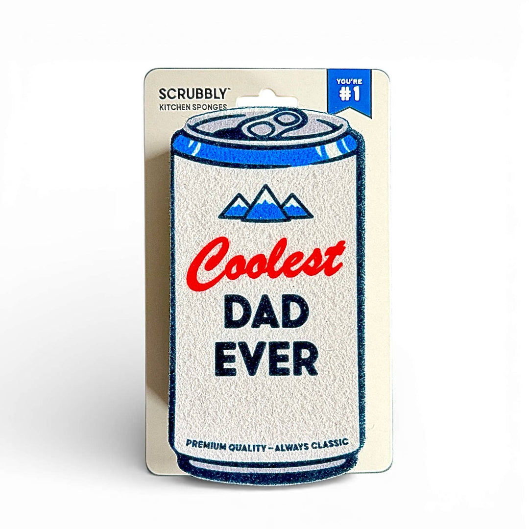 Beer Scrubbly - Coolest Dad: Blue