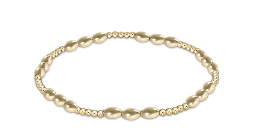 enewton: Harmony Joy Pattern 2mm Beaded Gold Bracelet