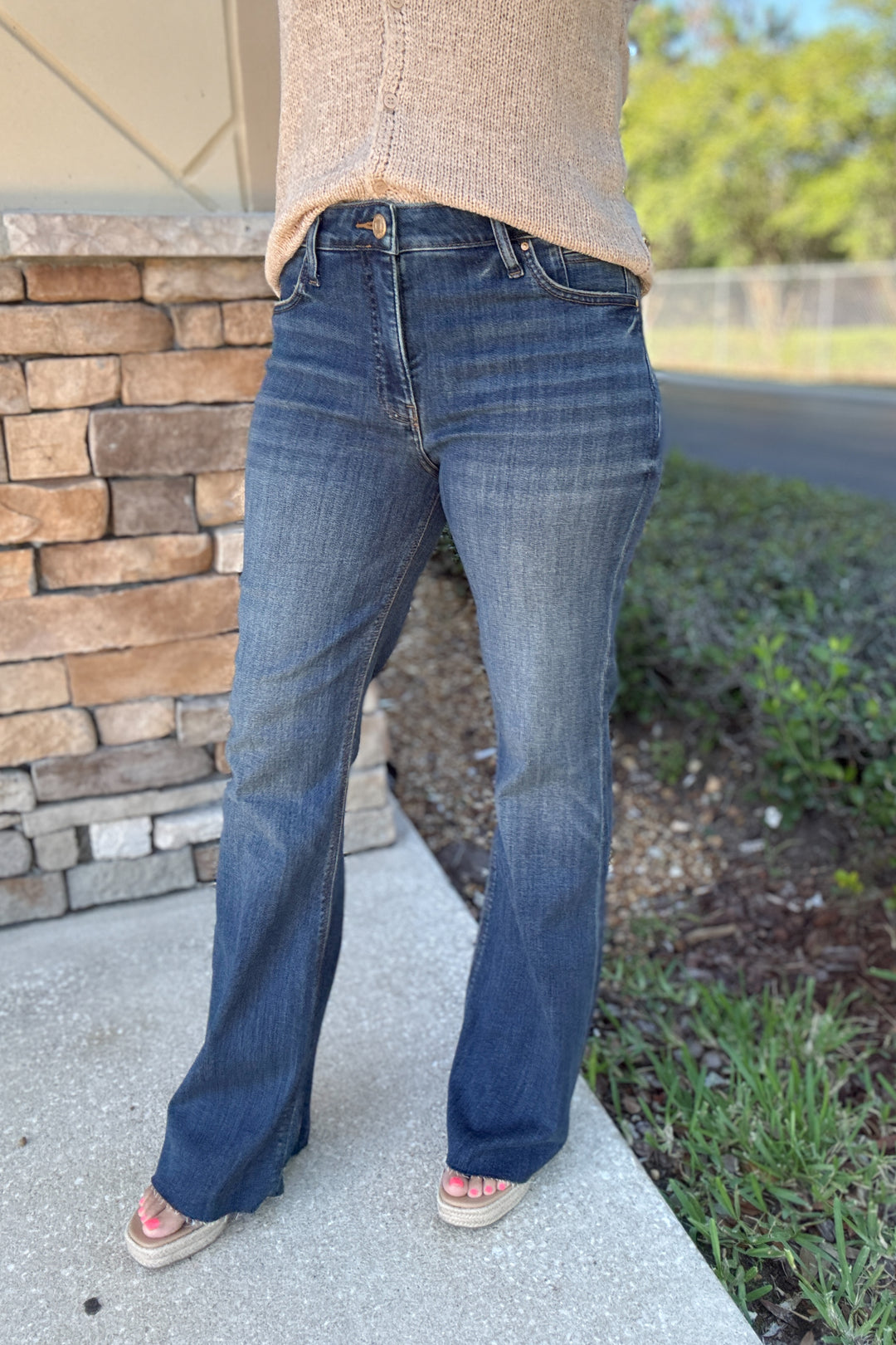 KUT: Stella High Rise Raw Hem: Decent