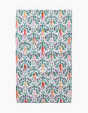 Carrot Damask Tea Towel