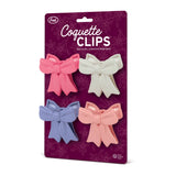 COQUETTE CLIPS -  Bow Bag Clips - Set of 4