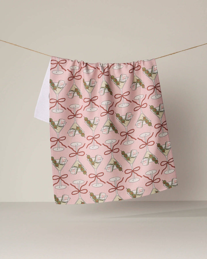 Flower-tinis Tea Towel - Mahjong