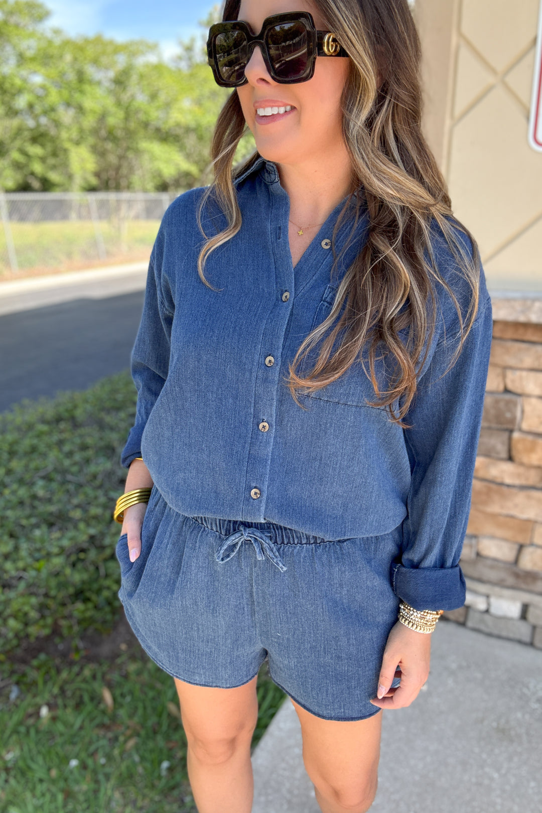Z Supply: The Perfect Twill Button Up Twilight Blue