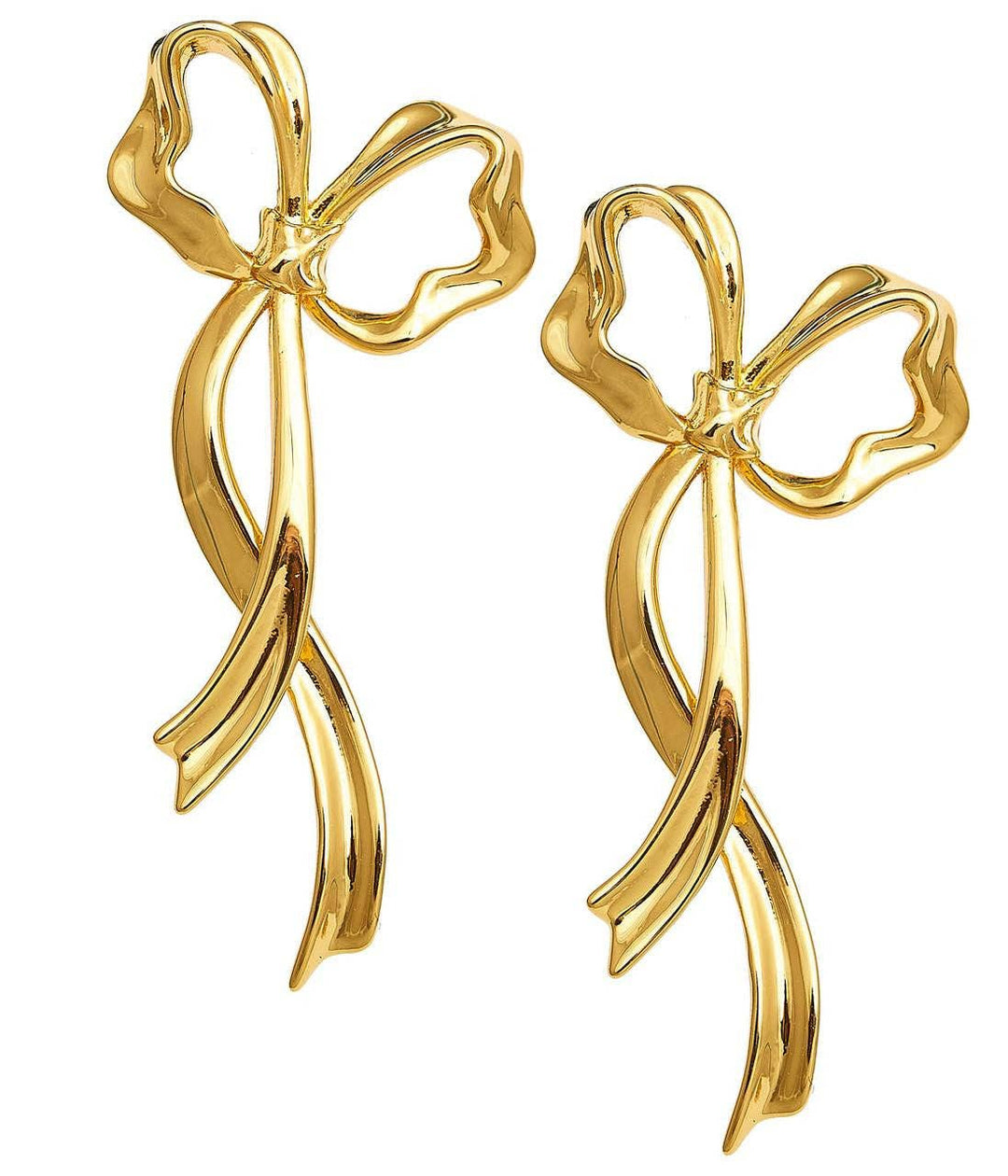 Bayley Bow Earring - 18k Gold Plated