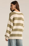 Z Supply: Anders Stripe Crew Neck Sweater- Willow