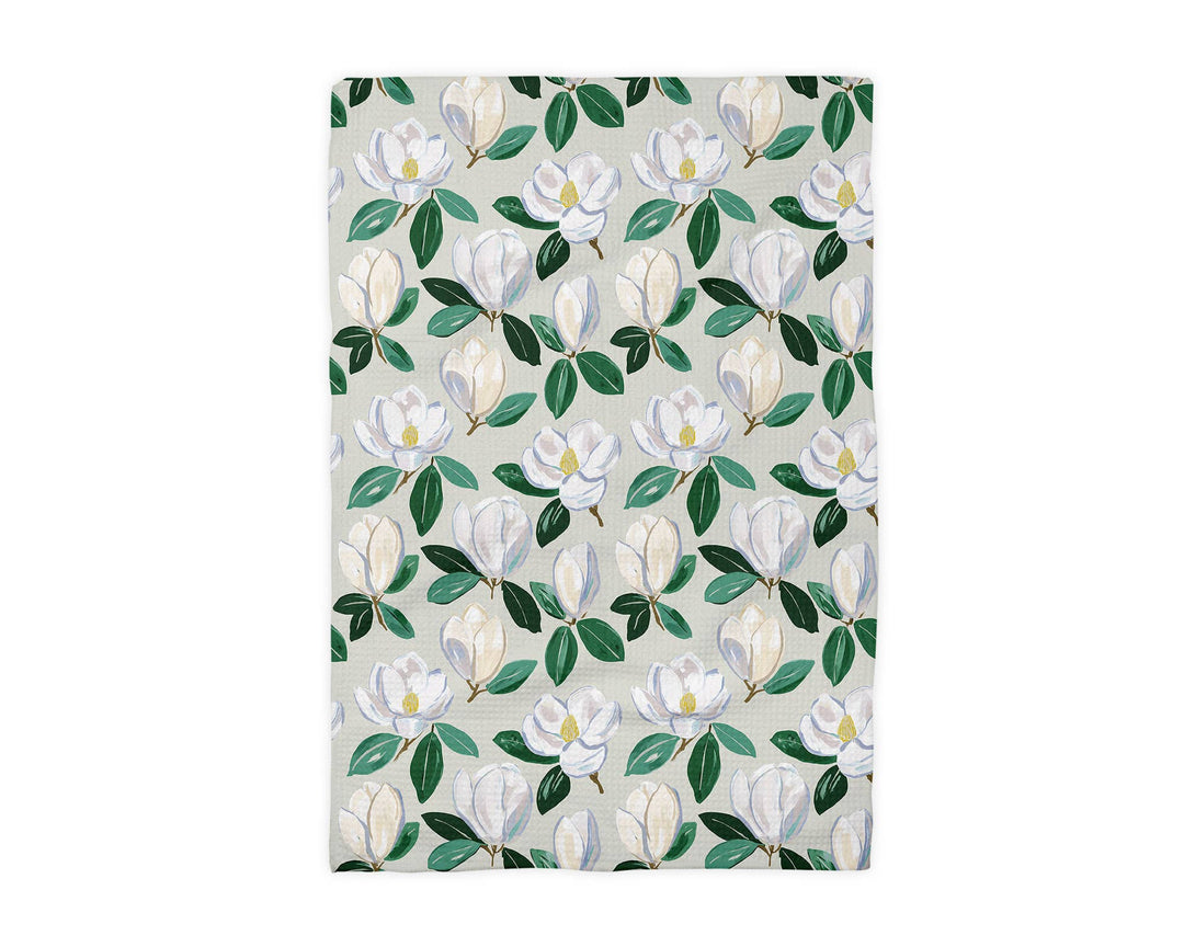 Magnolia Floral Kitchen Towel Flower Bloom Spring Summer