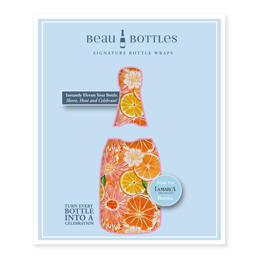 Preppy Watercolor Oranges- Prosecco Collection