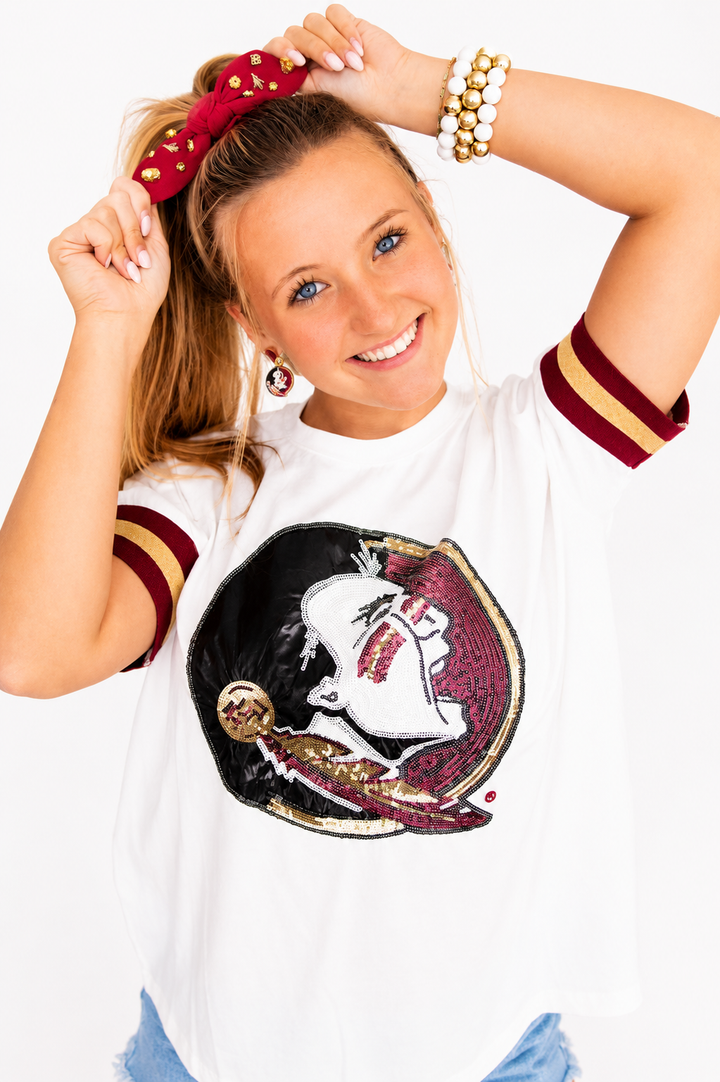 Brianna Cannon: Florida State Sparkle Logo T-Shirt