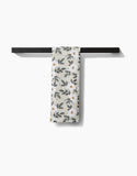 Painted Spring Flowers Tea Towel