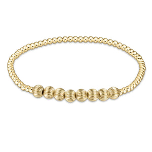 enewton: Dignity Beaded Bliss 2.5mm Bead Bracelet - 5mm Gold