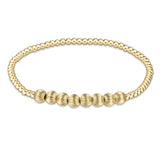 enewton: Dignity Beaded Bliss 2.5mm Bead Bracelet - 5mm Gold