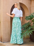 Vivian Skirt- Island Oasis Green