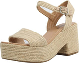 Castle Jute Open Toe Wedge