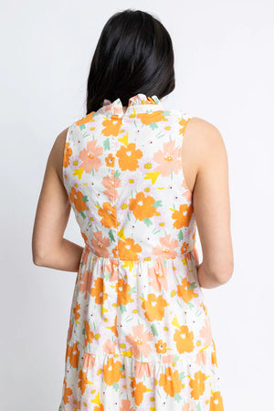 Karlie: Multi Floral V-neck Maxi Dress
