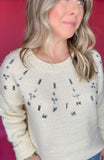 Molly Bracken: Rhinestone Sweater