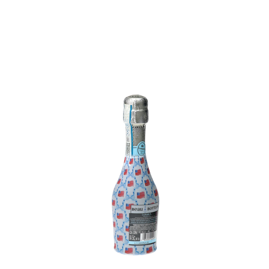 Beau Bottles Flags and Ribbons- MINI Prosecco Collection - Set of 6 (Wraps Only)