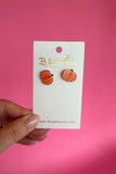 Small Pumpkin Acrylic Stud