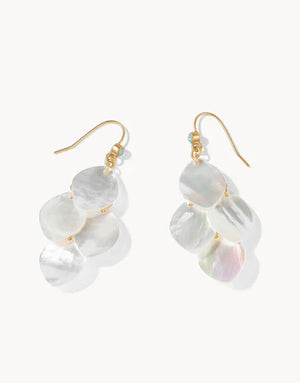 Spartina 449: Sweetspire Chandelier Earrings - Pearlescent