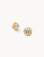 Spartina 449: Sparkle Stud Earrings-  Crystal